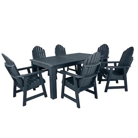 Highwood Usa Hamilton 7pc Rectangular Outdoor Patio Furniture Dining Set 72 x 42 AD-ST7HM1CO4AA-FBE